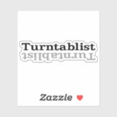 Sticker Turntablist (Feuille)