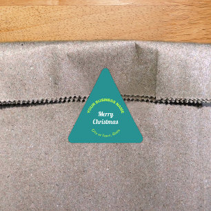 Sticker turquoise Green Business Christmas