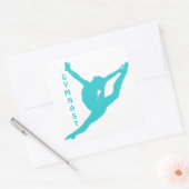 Sticker Turquoise Gymnaste (Enveloppe)