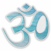 Sticker Turquoise Om (Devant)