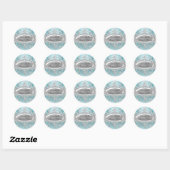 Sticker turquoise Princess Winter Wonderland Sweet (Feuille)
