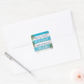 Sticker Turquoise Sandy Tots Salty Kisses (Enveloppe)