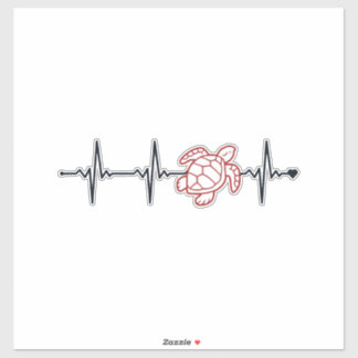 Sticker Turtle Heartbeat Tortoise Painted Alligator Copy