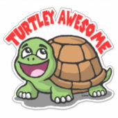Sticker Turtley Awesome (Devant)