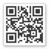 Sticker TVUUC QR Code sur le site Web (Recto)