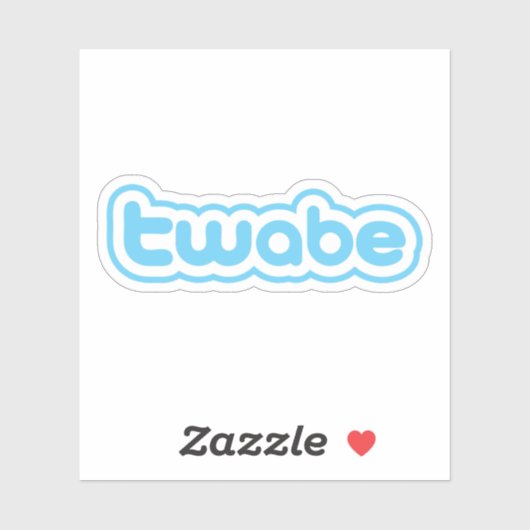 Sticker twabe (Feuille)