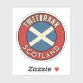 Sticker Tweedbank, Écosse (Feuille)