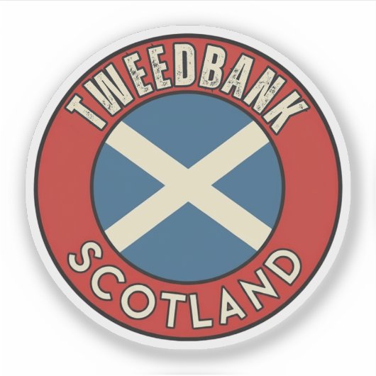 Sticker Tweedbank, Écosse (Devant)