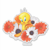 Sticker TWEETY™ avec marguerites (Devant)