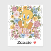 Sticker TWEETY™ Broderie Florale Graphique (Feuille)