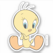 Sticker TWEETY™ Dans La Pose Nuageuse (Devant)
