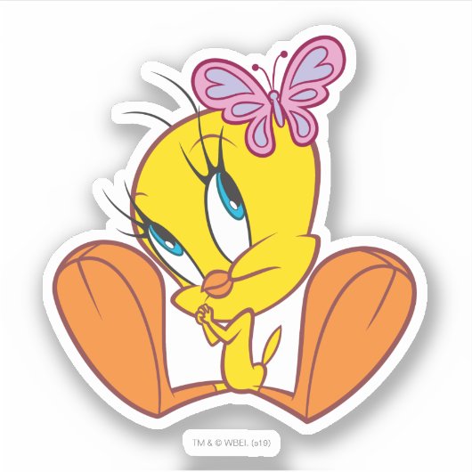 Sticker TWEETY™ et Papillon (Devant)