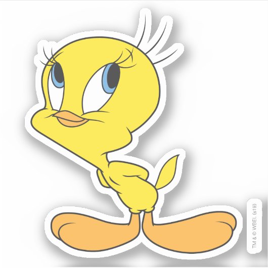 Sticker TWEETY™ Hmm (Devant)