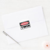 Sticker TWIN Avertissement (Enveloppe)
