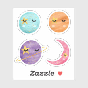 Sticker Twinkle Twinkle Little Stars & planètes Space Thèm