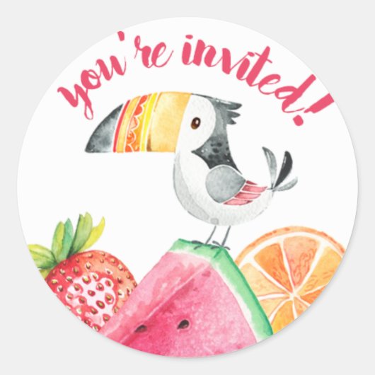 Sticker Twotti Fruitti Étiquette (Devant)