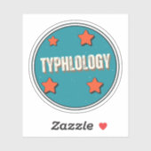 Sticker Typhlologie (Feuille)