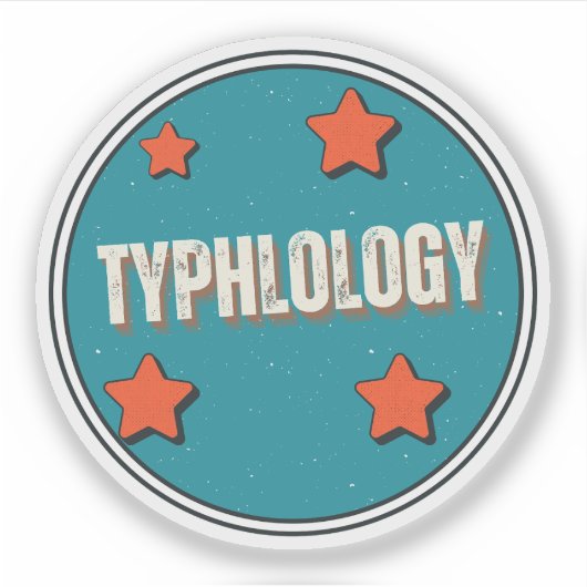 Sticker Typhlologie (Devant)