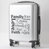 Sticker Typographie (Sur valise)