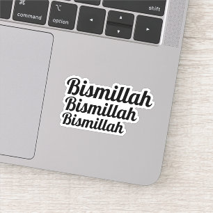 Sticker Typographie de Triple Bismillah