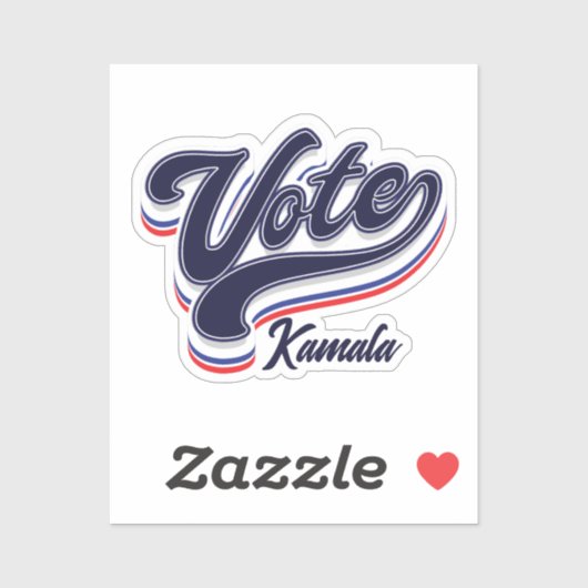 Sticker Typographie des votes - Élections (Feuille)