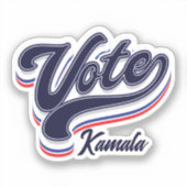 Sticker Typographie des votes - Élections (Recto)