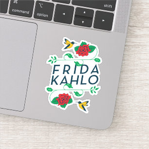 Sticker Typographie florale de Frida Kahlo  