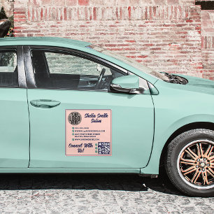 Sticker Typographie Rétro Palette de Couleurs Froide Entre