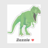 Sticker Tyrannosaurus Dinosaur (Feuille)