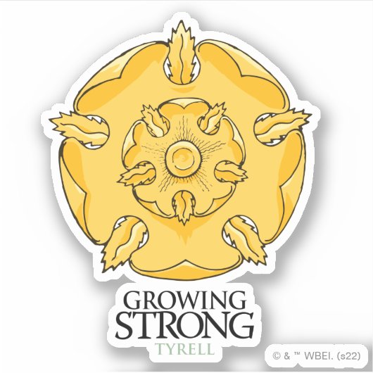 Sticker Tyrell Sigil - Forte croissance (Devant)