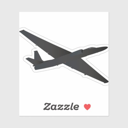 Sticker U-2 Dragon Lady Reconnaissance Aircraft (Feuille)