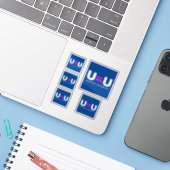 Sticker U=U VIH non détectable égale non transmettable (Ordinateur portable avec iPhone)