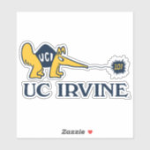 Sticker UC Irvine | UCI Anteaters Zot! (Feuille)