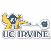 Sticker UC Irvine | UCI Anteaters Zot! (Devant)