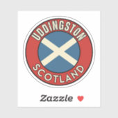 Sticker Uddingston, Écosse (Feuille)
