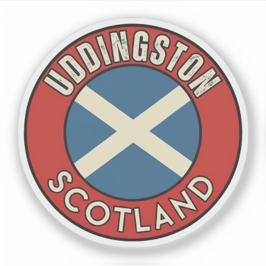 Sticker Uddingston, Écosse (Devant)