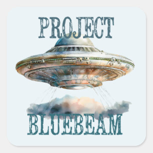 Sticker UFO de conspiration pour les chercheurs de
