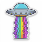 Sticker ufo extraordinaire (Devant)