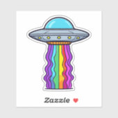 Sticker ufo extraordinaire (Feuille)