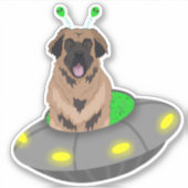 Sticker UFO Leonberger (Devant)