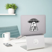 STICKER UFOMG (Ordinateur portable sur le bureau)