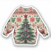 Sticker Ugly Christmas Sweater (Devant)