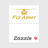 Sticker UH60 Blackhawk frontal transparent décal, 4 po x 2 (Feuille)