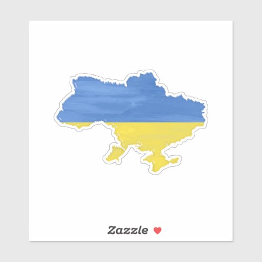 Sticker Ukraine (Feuille)