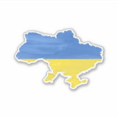 Sticker Ukraine (Devant)