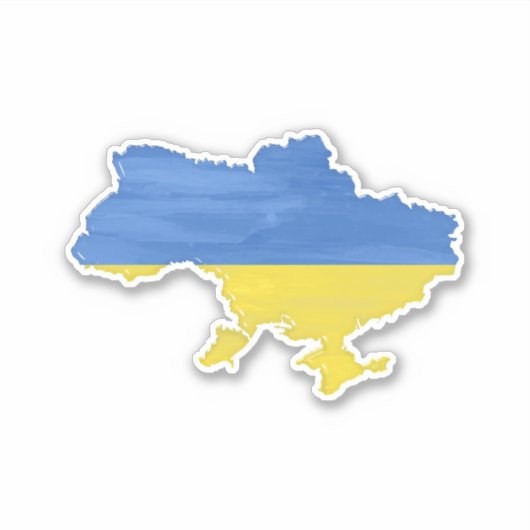 Sticker Ukraine (Devant)