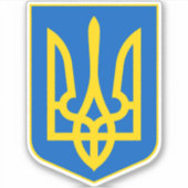 Sticker Ukraine (Devant)