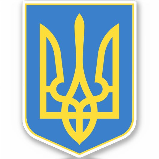 Sticker Ukraine (Devant)