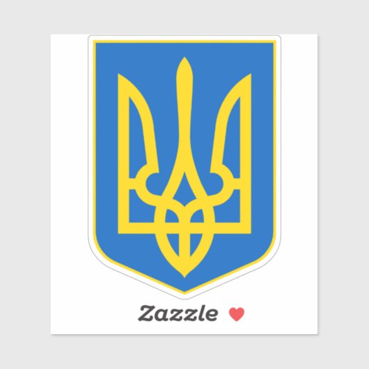 Sticker Ukraine (Feuille)