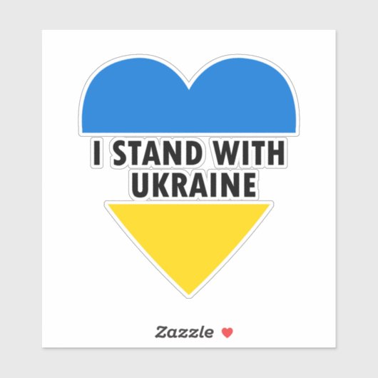 STICKER UKRAINE (Feuille)
